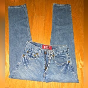 Levi's Blue Straight Leg Jeans Classic Denim Womens Size 12 REG/ 26/26.5